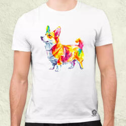 Magnolion Origami Corgi v2 férfi póló (24270)