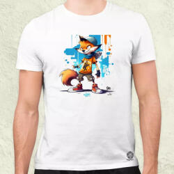 Magnolion Deszkás róka fiú férfi póló (519)