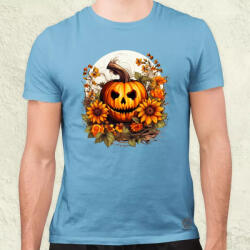 Magnolion Halloween tök v8 férfi póló (8378)