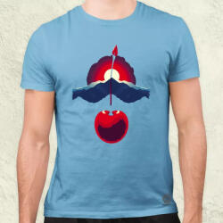 Magnolion Minimál cseresznye v1 férfi póló (4695)