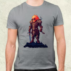 Magnolion Pixelart harcos v1 férfi póló (5657)