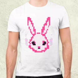 Magnolion Pixelart nyuszi v3 férfi póló (2491)