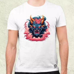 Magnolion Anime Oni maszk v1 férfi póló (19597)