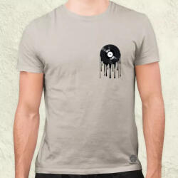 Magnolion Csöpögő bakelit zseb v1 férfi póló (7696)