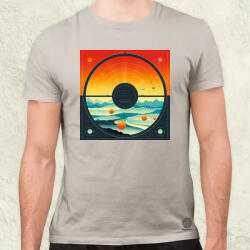 Magnolion Űr logó v1 férfi póló (6302)