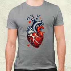 Magnolion Anatom szív v2 férfi póló (7925)