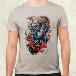 Magnolion Irezumi sárkány férfi póló (7269)