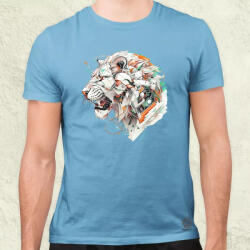 Magnolion Kiborg oroszlán v14 férfi póló (22855)