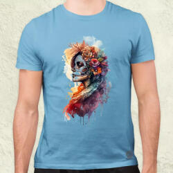 Magnolion Mexikói halottak napja v4 férfi póló (7357)