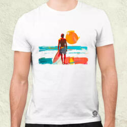 Magnolion Szörfös srác v12 férfi póló (24036)