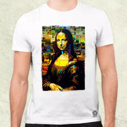 Magnolion Pop art Mona Lisa v3 férfi póló (7475)
