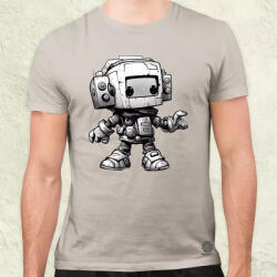 Magnolion Chibi mecha v2 férfi póló (6537)