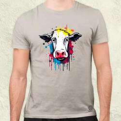 Magnolion Minimál tehén v1 férfi póló (6207)