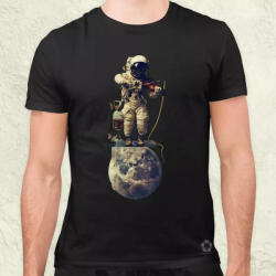 Magnolion Asztronauta hegedül v1 férfi póló (21230)