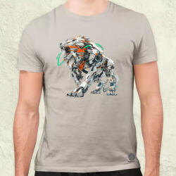 Magnolion Kiborg oroszlán v5 férfi póló (22872)