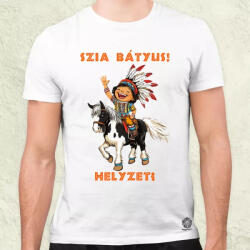 Magnolion Szia Bátyus! Helyzet? férfi póló (28111)