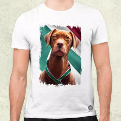 Magnolion Magyar kutyák vizsla férfi póló (483)