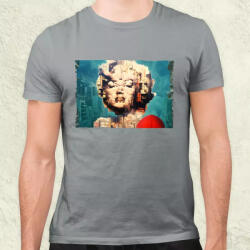Magnolion Pareidolia Marilyn Monroe város fantázia v6 férfi póló (7438)