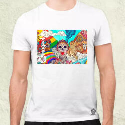 Magnolion Spirituális béke v22 férfi póló (28075)