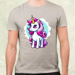 Magnolion Cuki unikornis v5 férfi póló (20108)