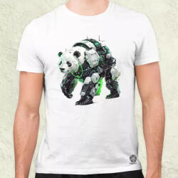 Magnolion Kiborg panda v7 férfi póló (22887)