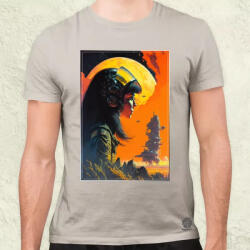 Magnolion Retró sci-fi v3 férfi póló (2273)