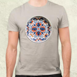 Magnolion Magyar népi porcelán v1 férfi póló (8120)