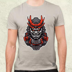 Magnolion Szamuráj maszk v12 férfi póló (5292)