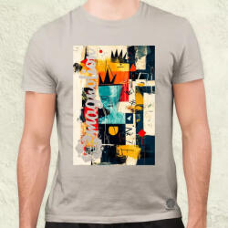 Magnolion Absztrakt graffiti v7 férfi póló (27992)