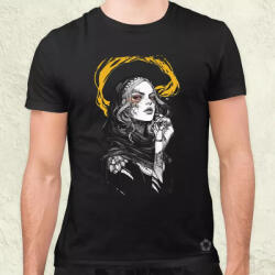 Magnolion Dark cyberpunk portré v11 férfi póló (23976)