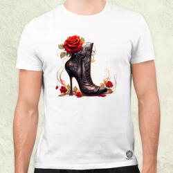 Magnolion Magassarkú rózsákkal férfi póló (20186)