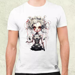 Magnolion Horror baba v6 férfi póló (8651)