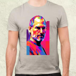 Magnolion Pop art Steve Jobs v2 férfi póló (9225)