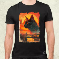 Magnolion Vörös cica BP v1 férfi póló (21002)