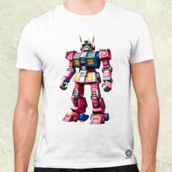 Magnolion Pink mecha férfi póló (5833)