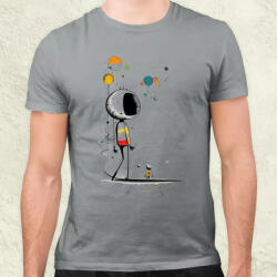 Magnolion Joan Miró űr és asztronauta v6 férfi póló (2380)