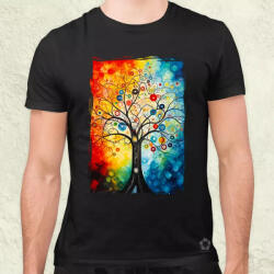 Magnolion Élet fája fantázia v1 férfi póló (7740)
