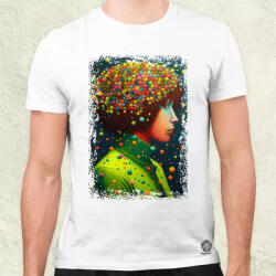 Magnolion Pointillizmus merengés férfi póló (1791)