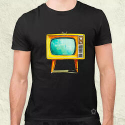 Magnolion Retrtó TV v2 férfi póló (24756)