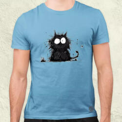 Magnolion Rajz cica v6 férfi póló (24751)