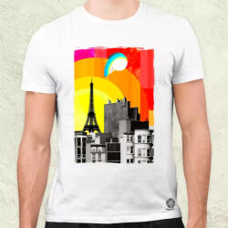 Magnolion Minimál Párizs v1 férfi póló (7364)