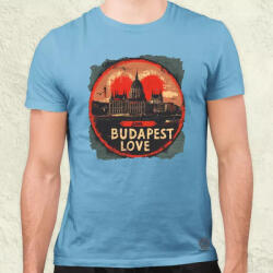Magnolion Budapest LOVE v5 férfi póló (20820)