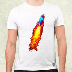 Magnolion Neon rakéta kilövés v15 férfi póló (23387)