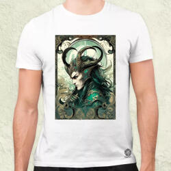 Magnolion Kártya fantázia Loki v1 férfi póló (6033)