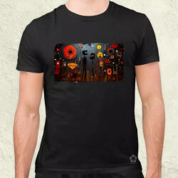 Magnolion Basquiat Párban v5 férfi póló (7162)