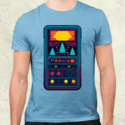 Magnolion XMAS oldskul konzol v1 férfi póló (9465)