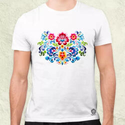 Magnolion Magyar népi motívum v2 férfi póló (8434)