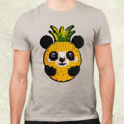 Magnolion Gyöngy kawaii ananász panda v1 férfi póló (22845)