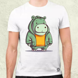 Magnolion Cuki hippo v3 férfi póló (9548)