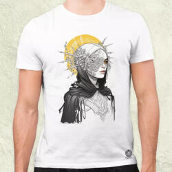 Magnolion Dark cyberpunk portré v18 férfi póló (23983)